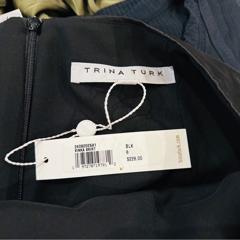 Trina turk Elegant Black Women's Skirt  8 - Picture 6 of 7